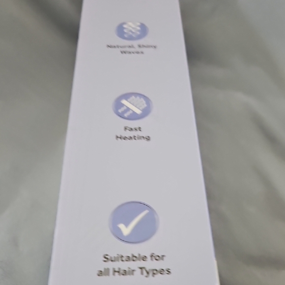 Bliss Triple Barrel Waver - White and Silver - Picture 5 of 6